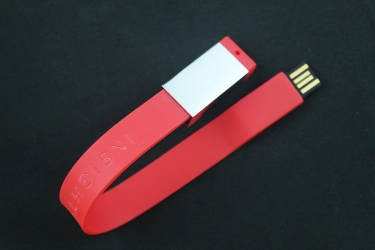Silicone Rubber Wristband 2GB USB Flash Drive Memory Disk 2