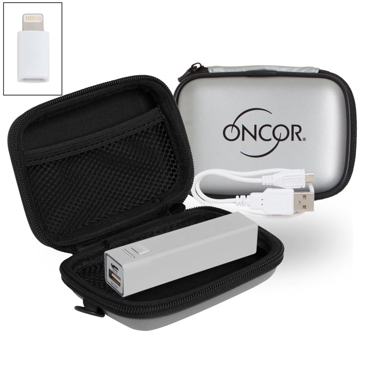 Power Bank in Rectangular Kit w/ MFI Adapter 2