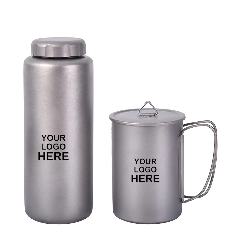 Titanium Sport Water Bottle 35 Oz For Hiking Camping 4