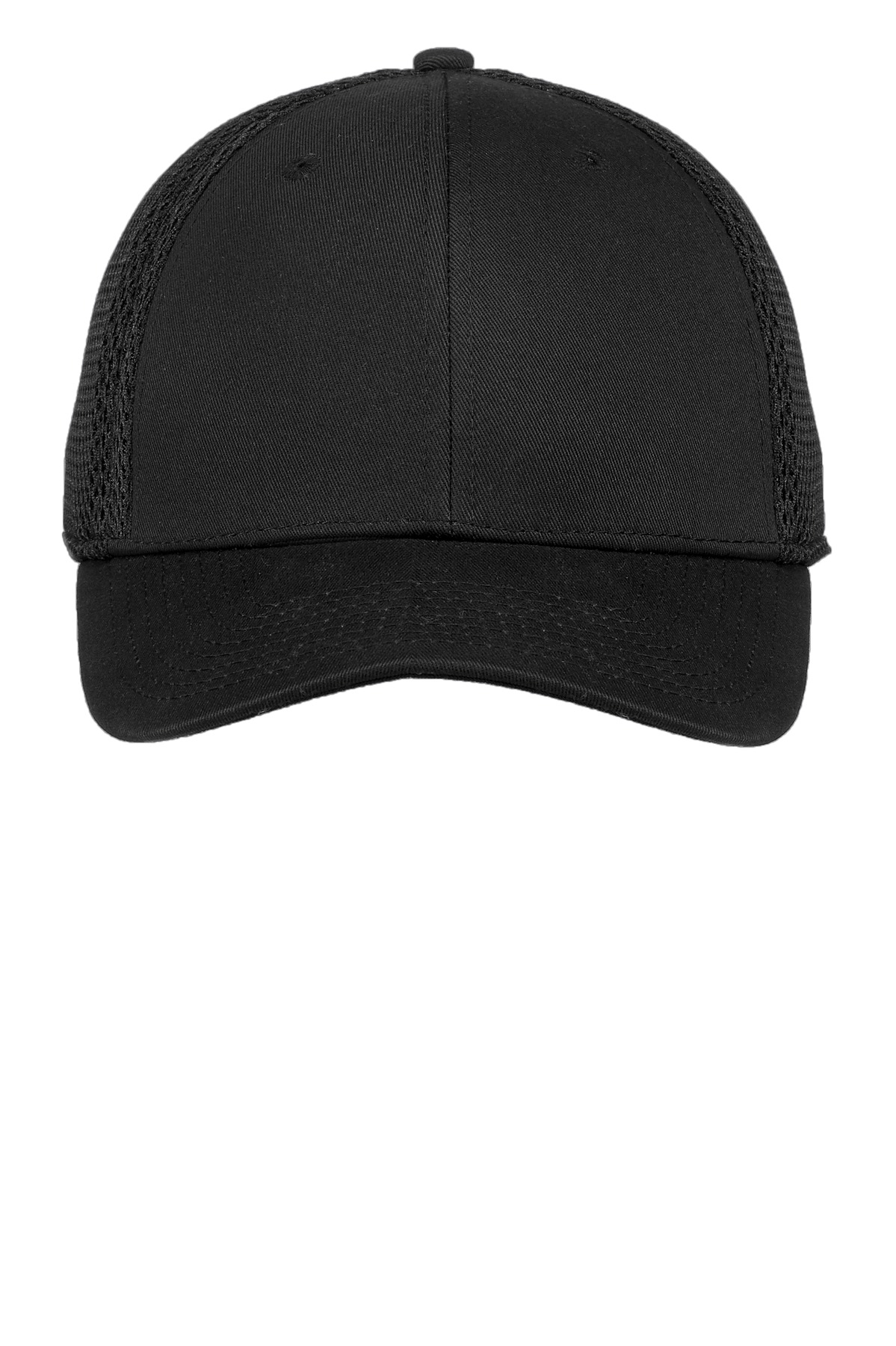 Snapback Contrast Front Mesh Cap