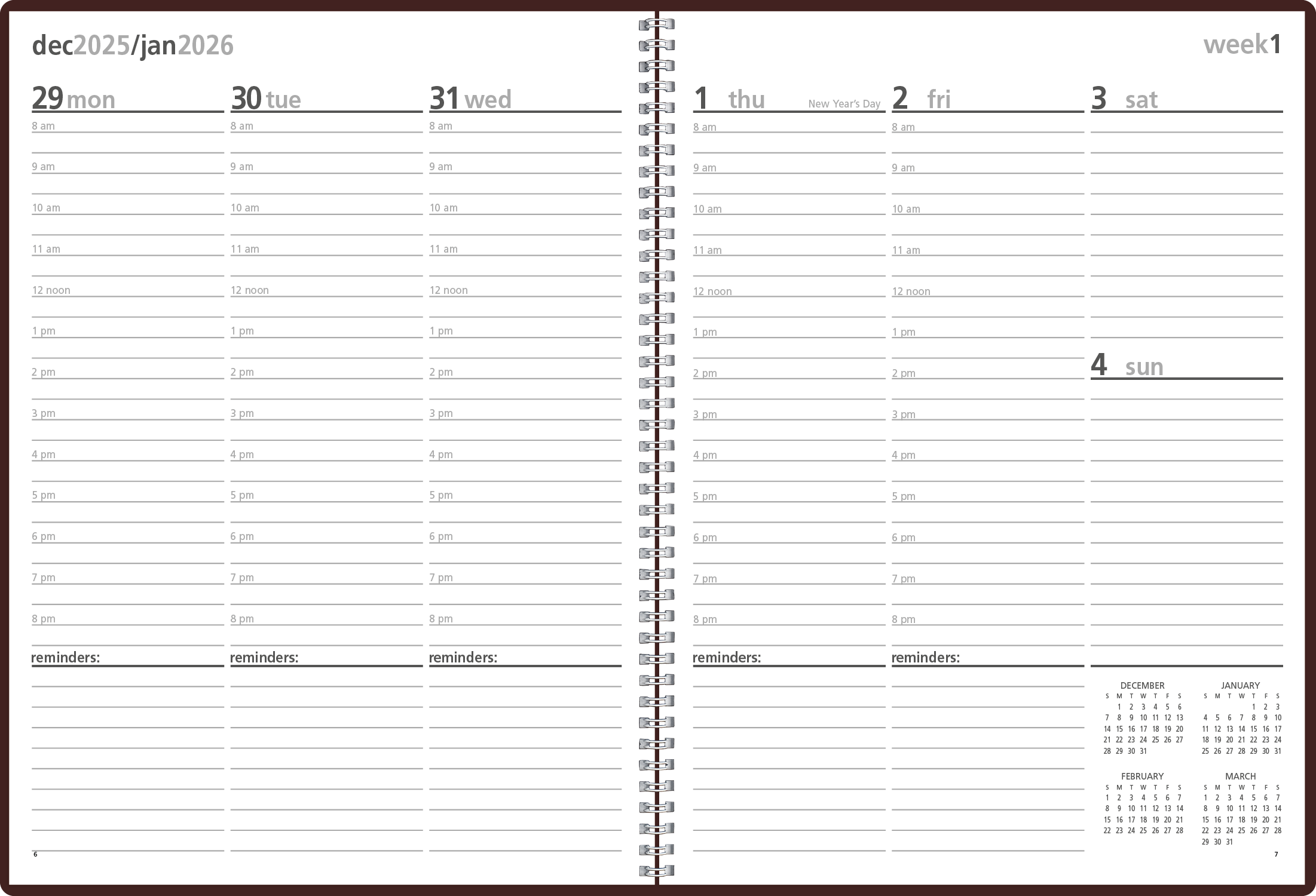 Triumph® Calendars Monthly & Weekly Planner 16