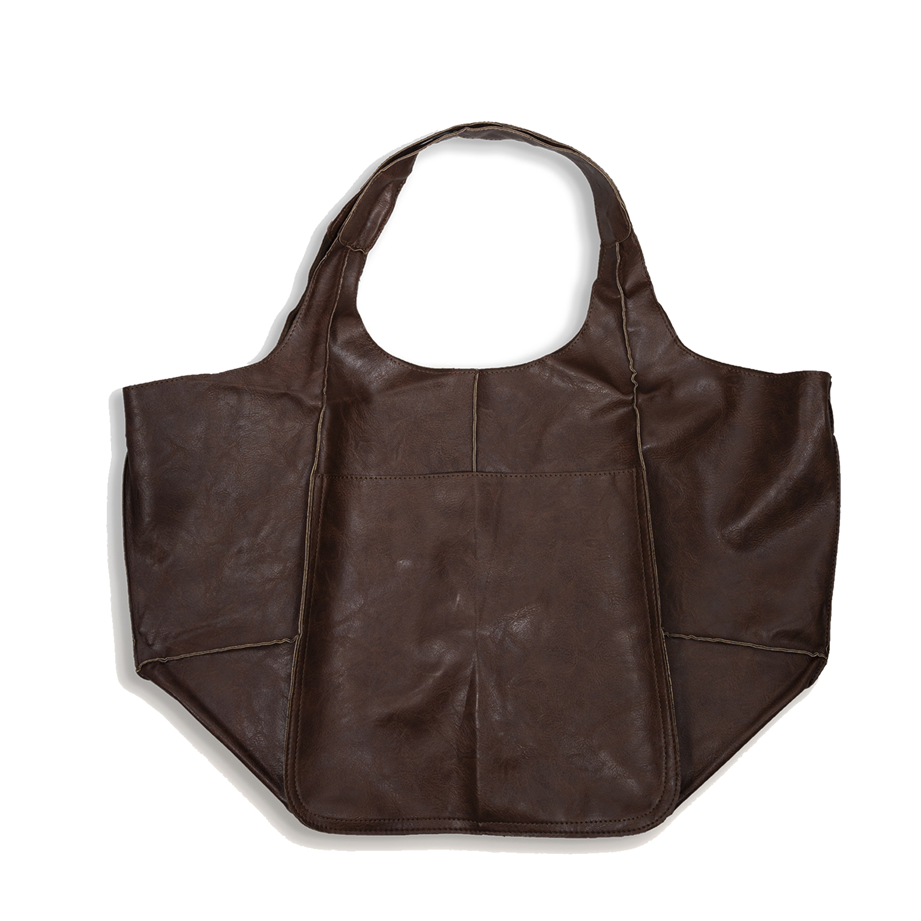 Large PU Leather Satchel Tote Shoulder Bags 14