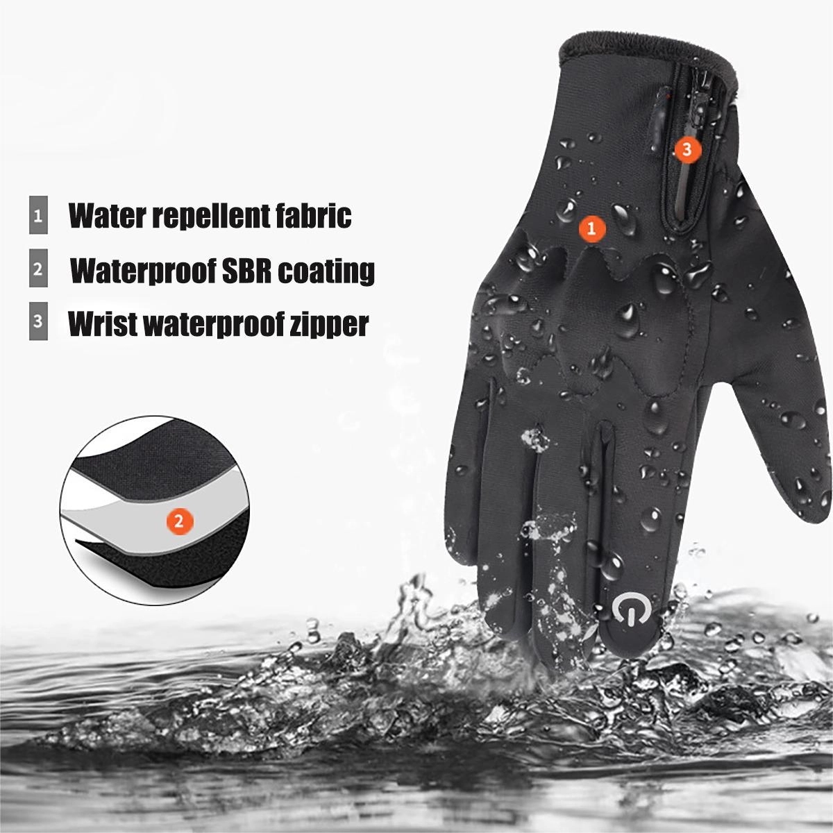 Winter Riding Waterproof Insulated Gloves 7