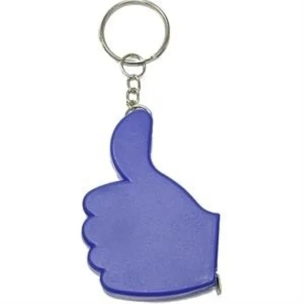 Thumbs Up Tape Measure Key Chain 4