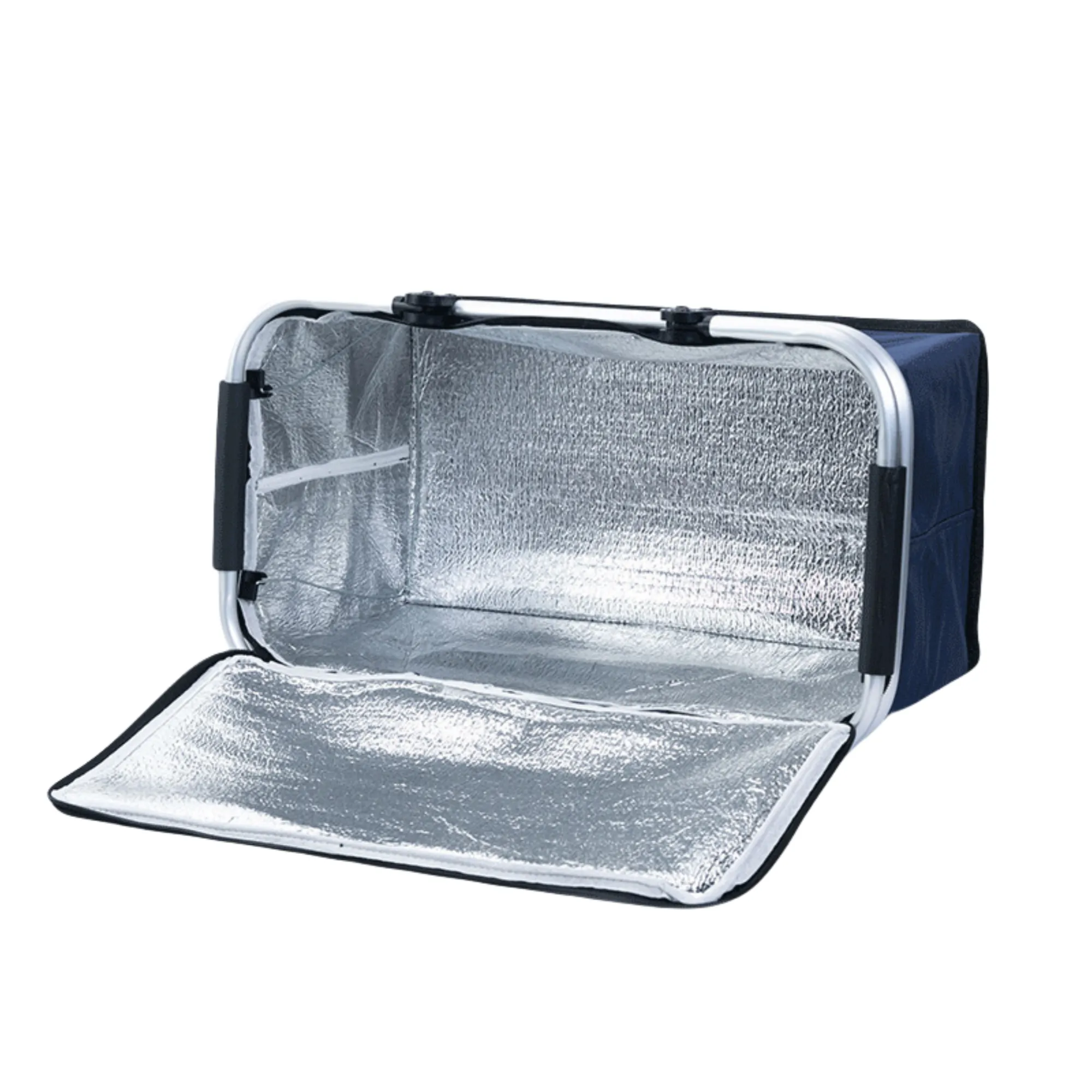 Sturdy Aluminum Frame Insulated Folding Picnic Basket 7