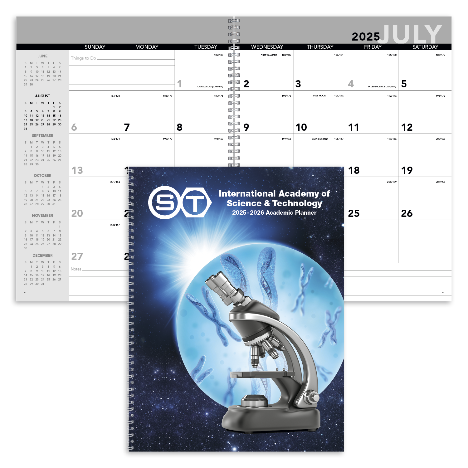 Triumph® Calendars Academic Year Desk Planner with Custom Cover 10