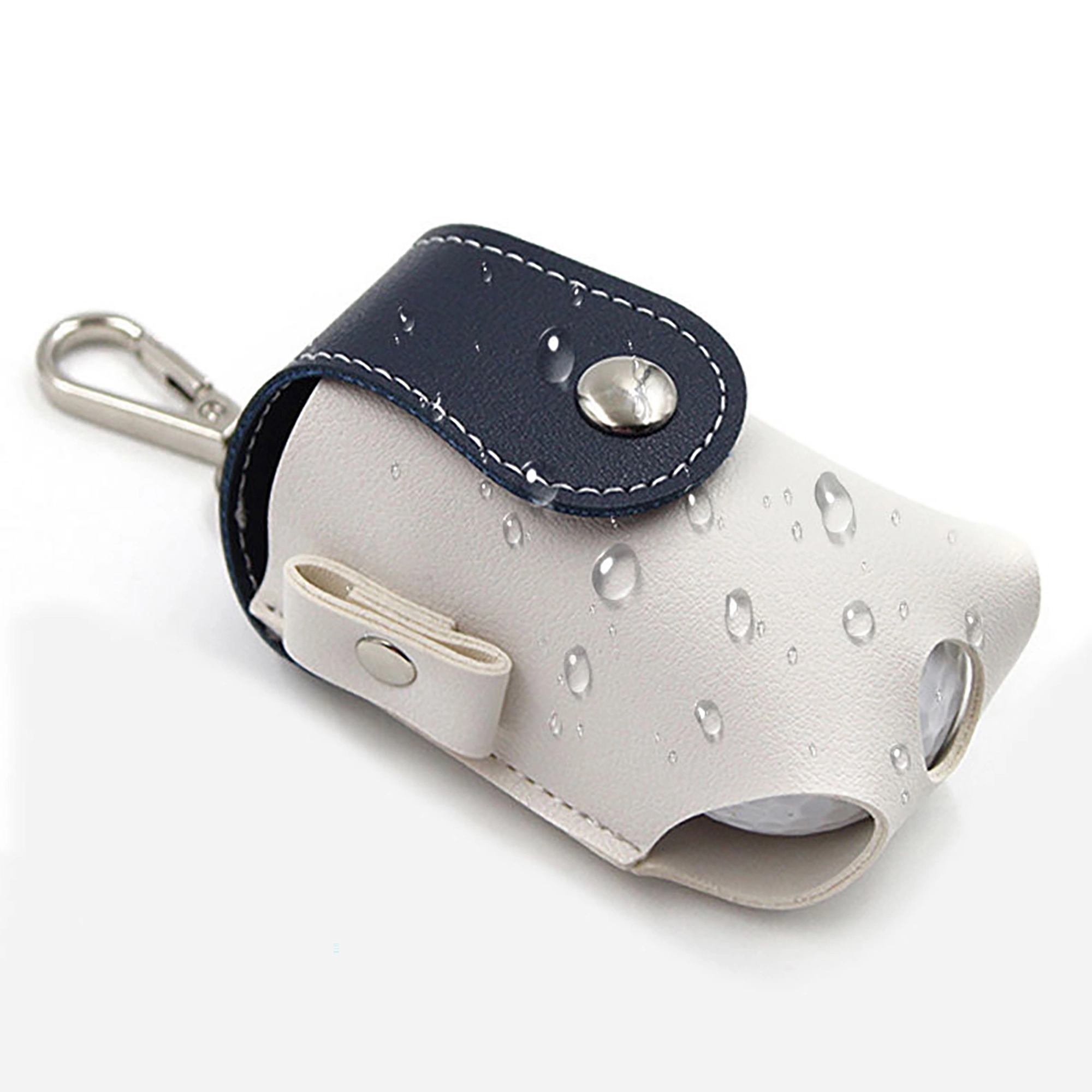 MOQ 100pcs Leather Gift Golf Sports Ball Pouch 6