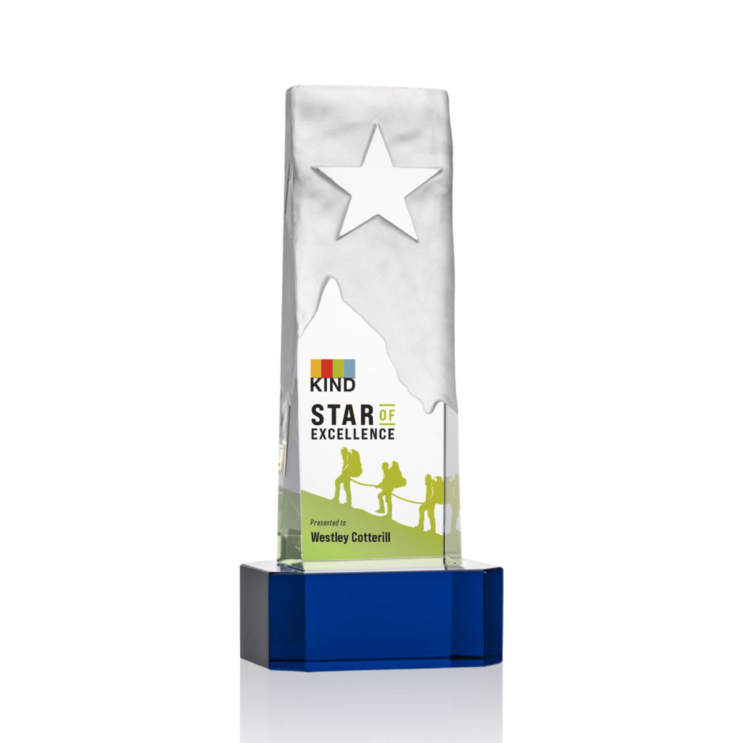 Stapleton Star VividPrint™ Award on Base - Green 4