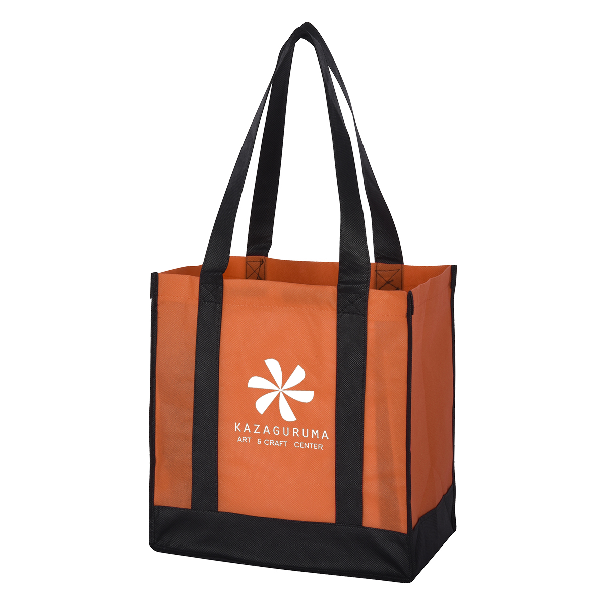 Non-Woven Two-Tone Shopper Tote Bag 19
