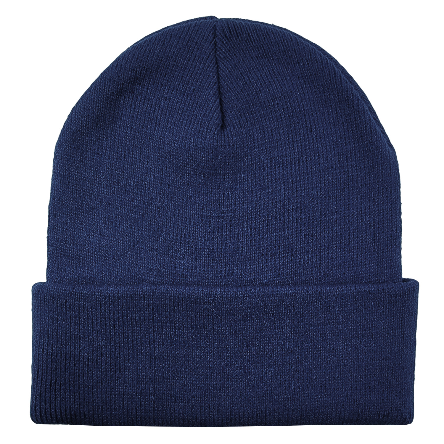 Knit Roll Cuff Beanie Cap 6