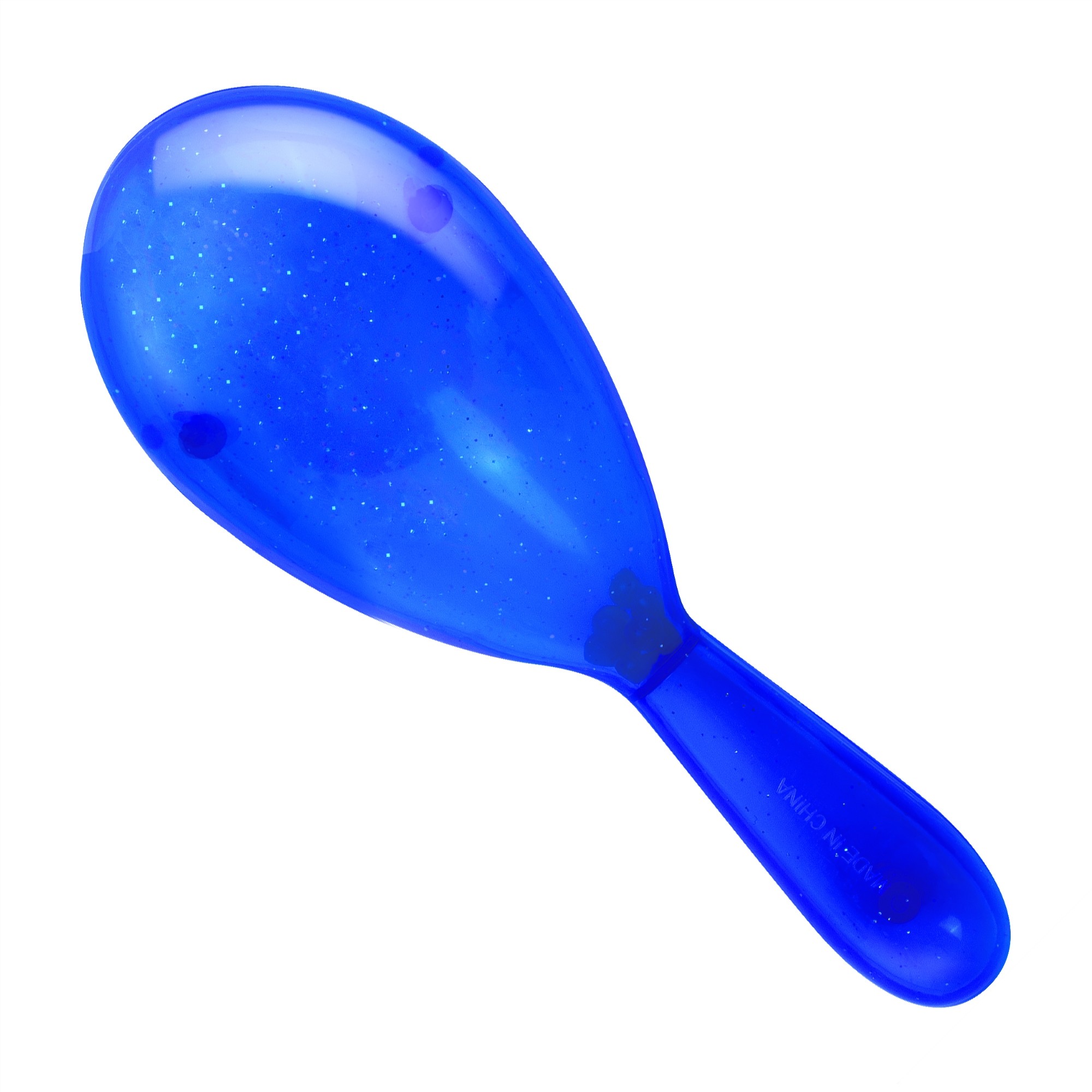 Blue 7" Plastic Glitter Maraca 4