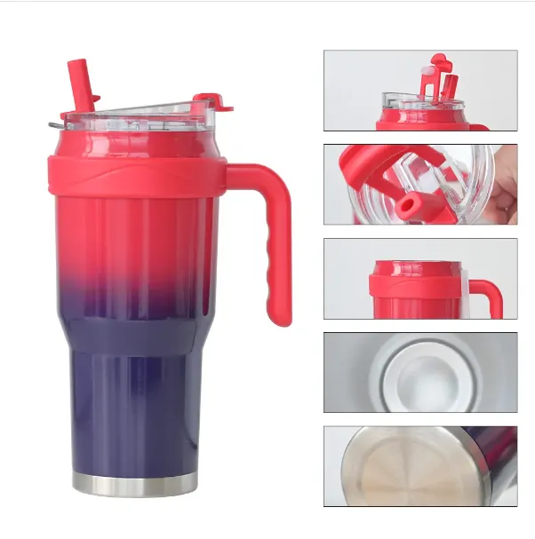 Insulated 40oz Tumbler with Handle 2