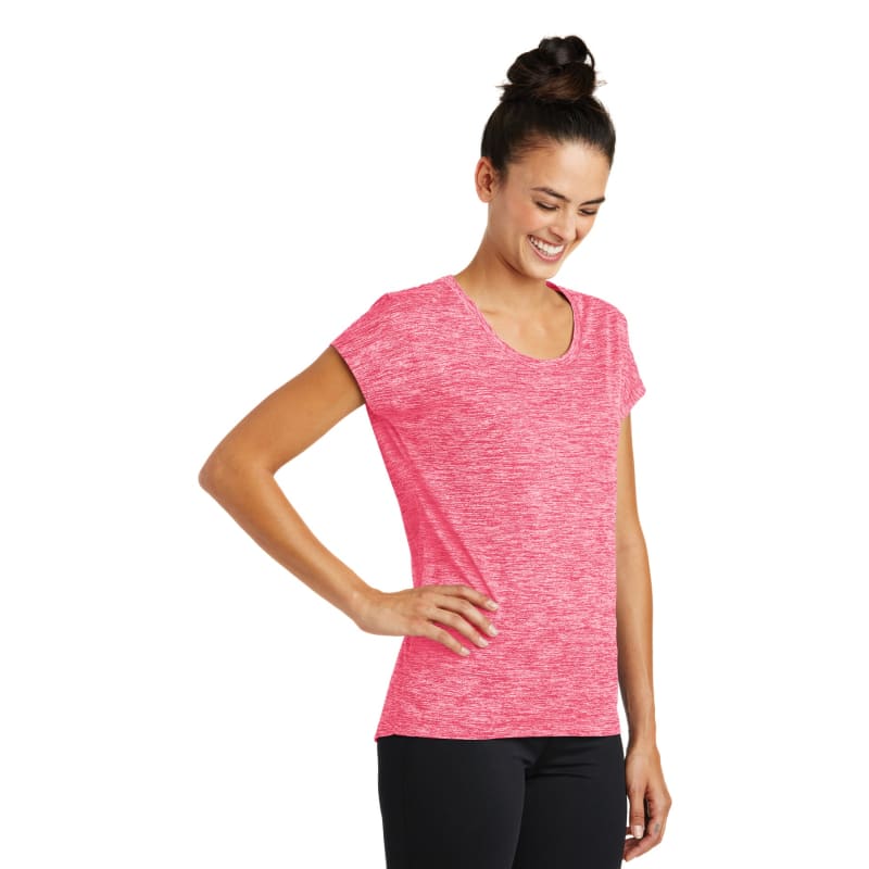 Sport-Tek Women's PosiCharge Electric Heather Sporty Tee. 49
