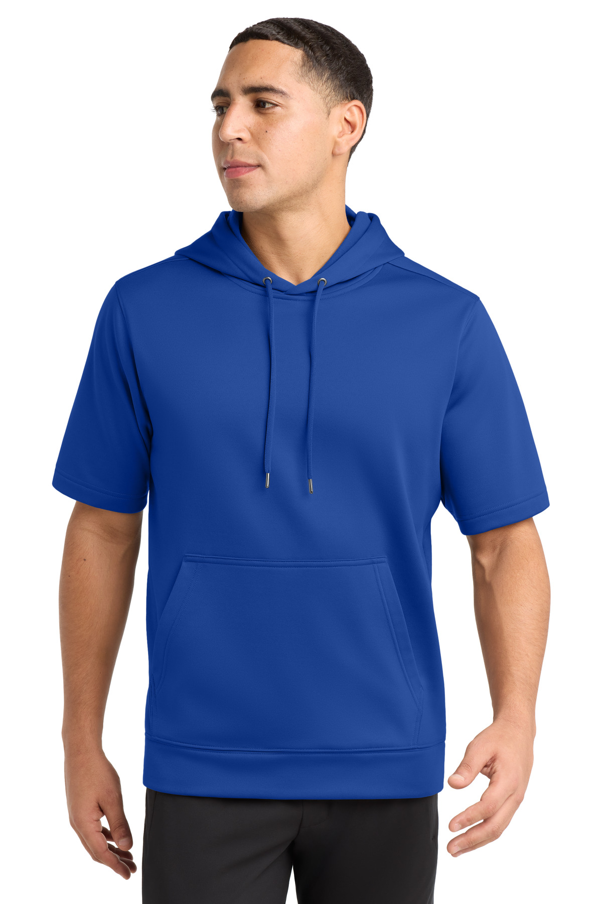 Sport-Tek Sport-Wick Fleece Short Sleeve Hooded Pullover. ST251, custom hoodie or sweatshirt with logo imprint 11
