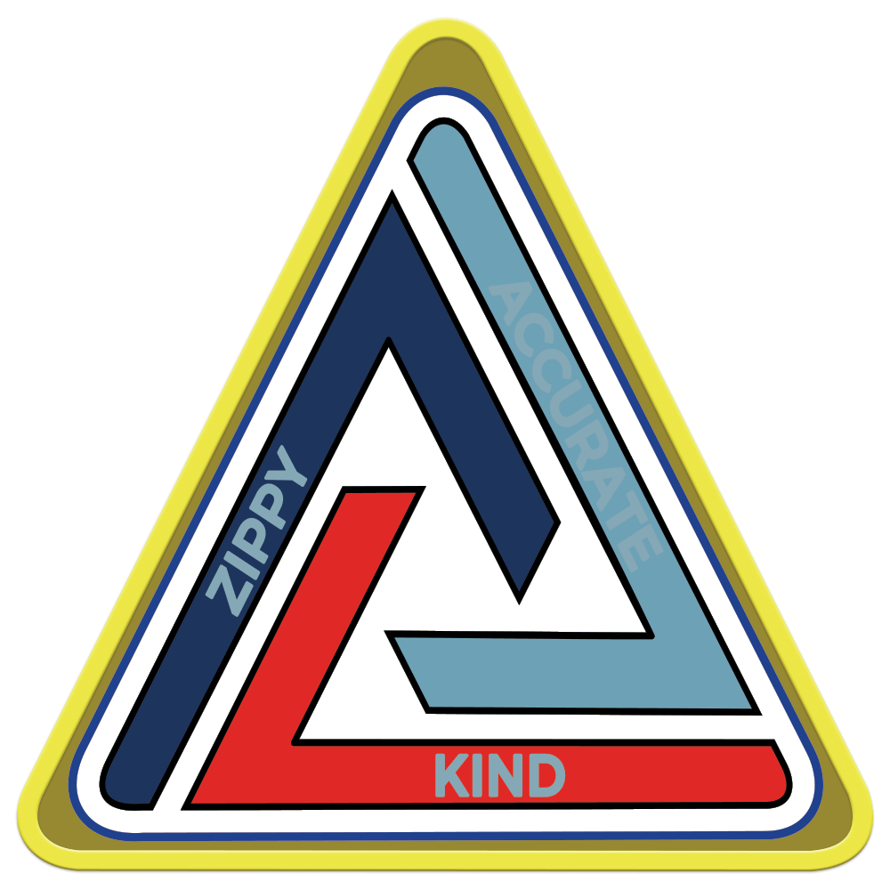 Express Texture Tone 1-1/4" x 1-1/4" Triangle Lapel Pin & Magnet Back