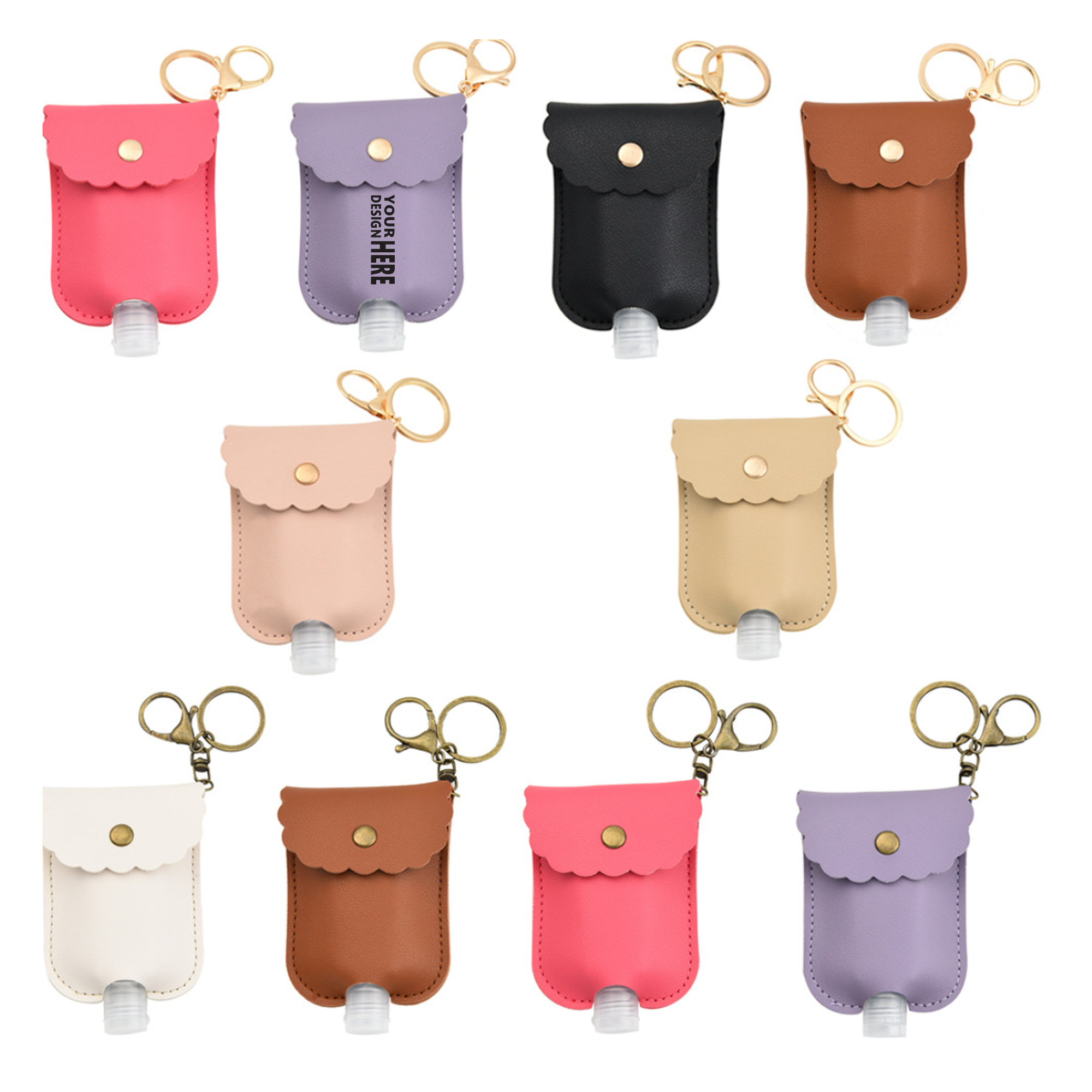 Empty Portable Bottle Keychain 2