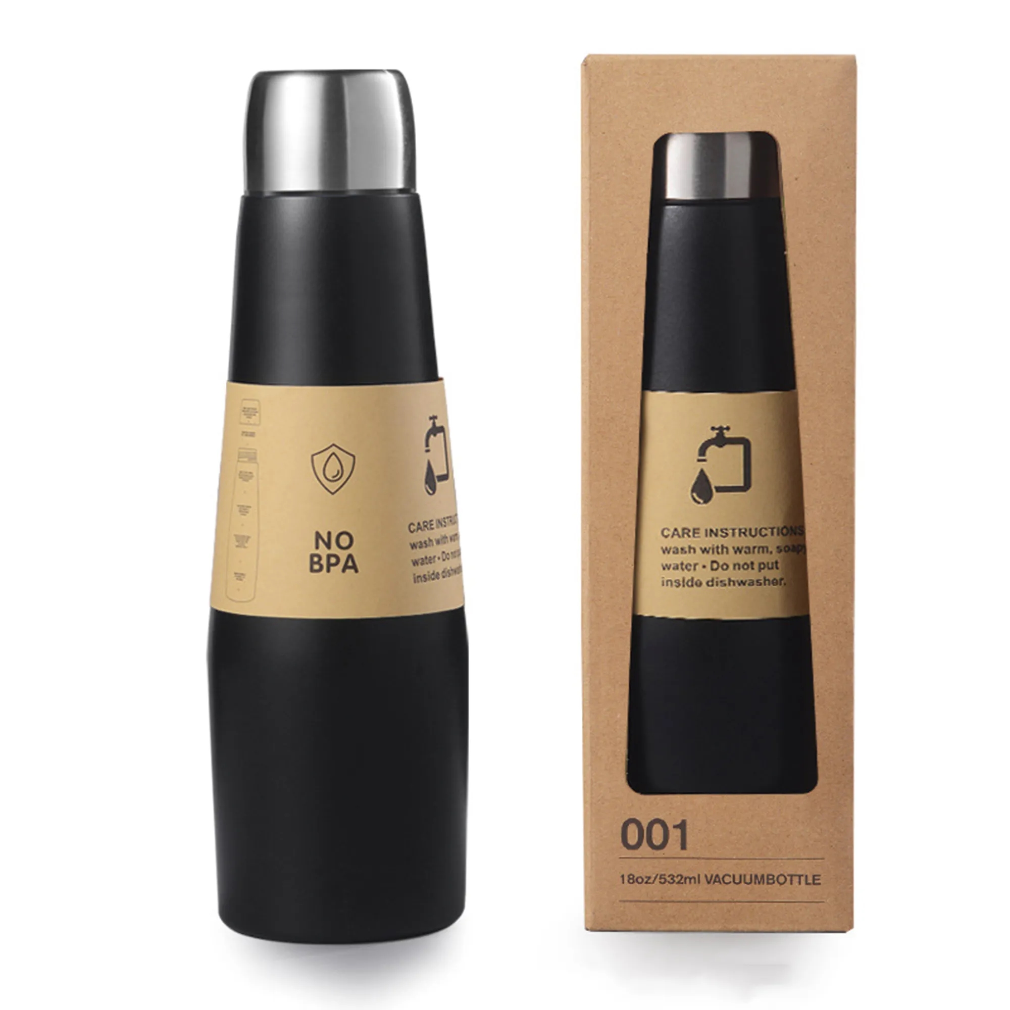 18oz 304 Stainless Steel Vacuum Insulated Water Bottle 10