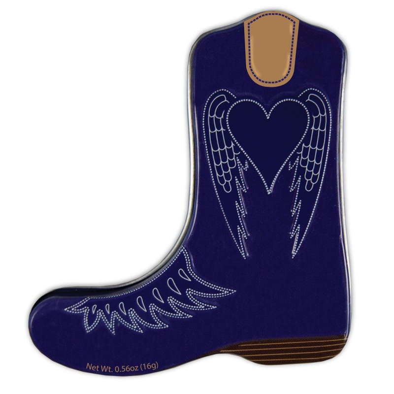 Blue Cowboy Boot-Shaped Mint Tin 2