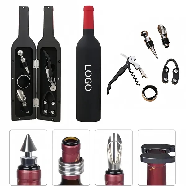 High-Quality Wine Opener Kit - Elegant Corkscrew Set 10