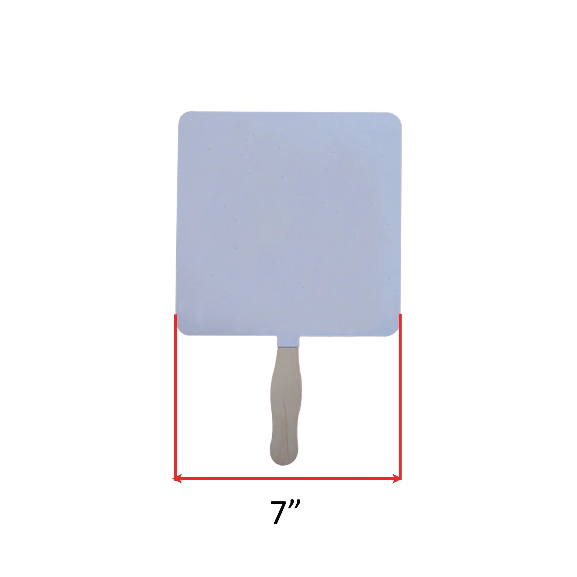 Full Color Paper Wooden Handle Fan 6