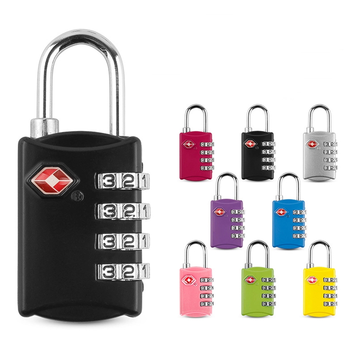 4 Digit Combination Luggage Locks 7