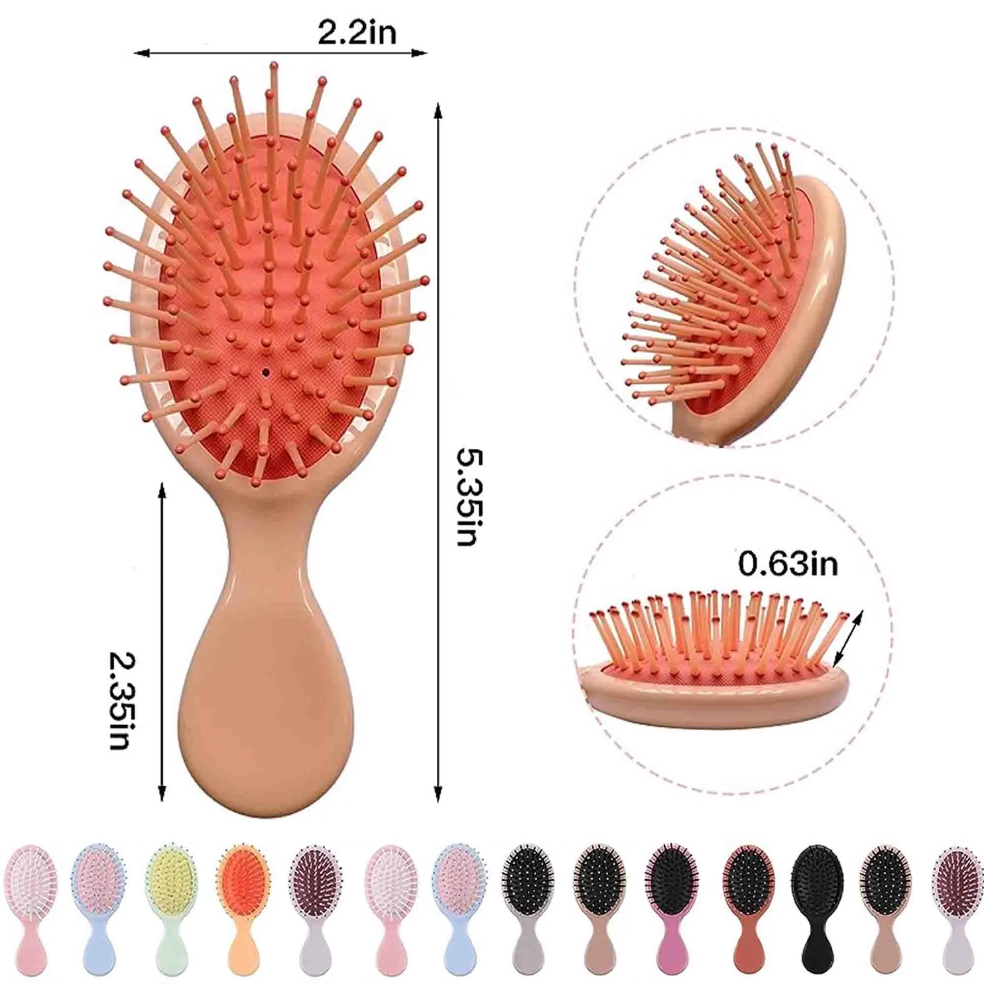 Girls Portable Air Cushion Comb(Full Color)