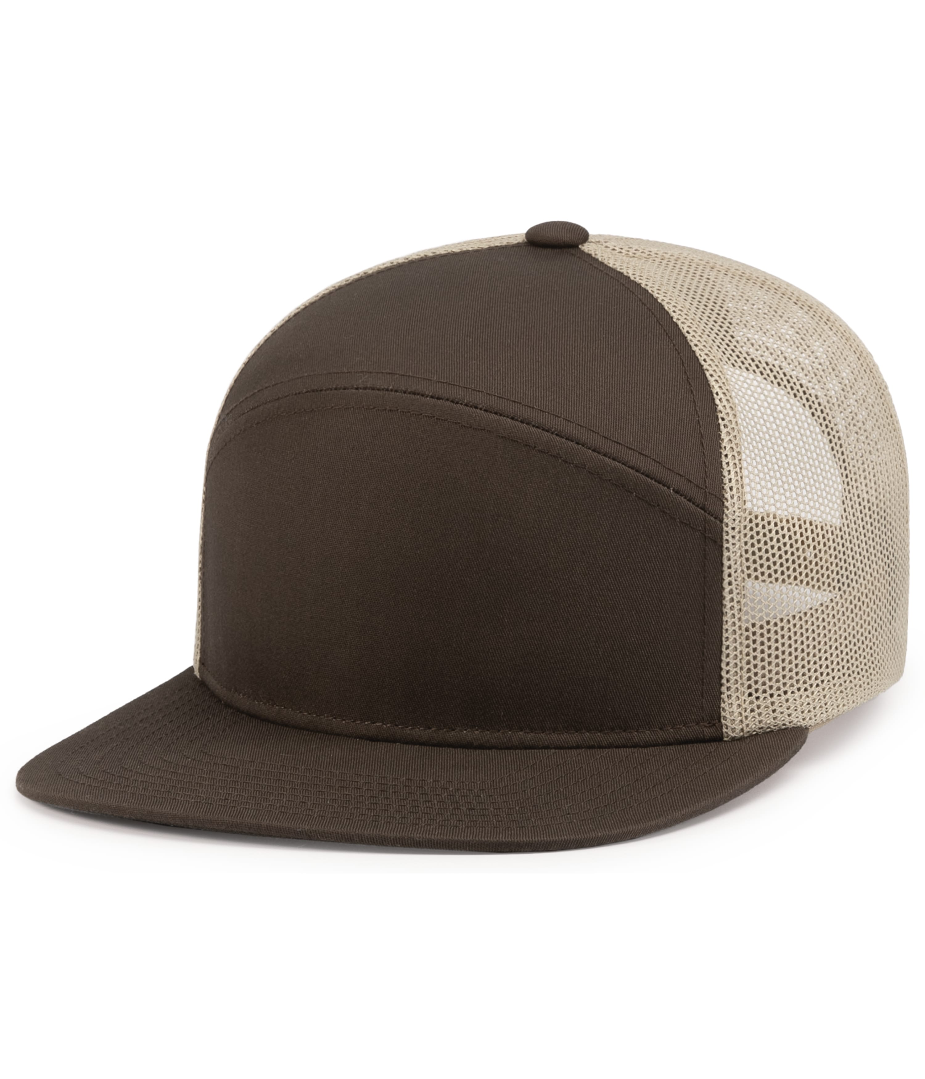 6-Panel Arch Trucker Snapback Cap 3