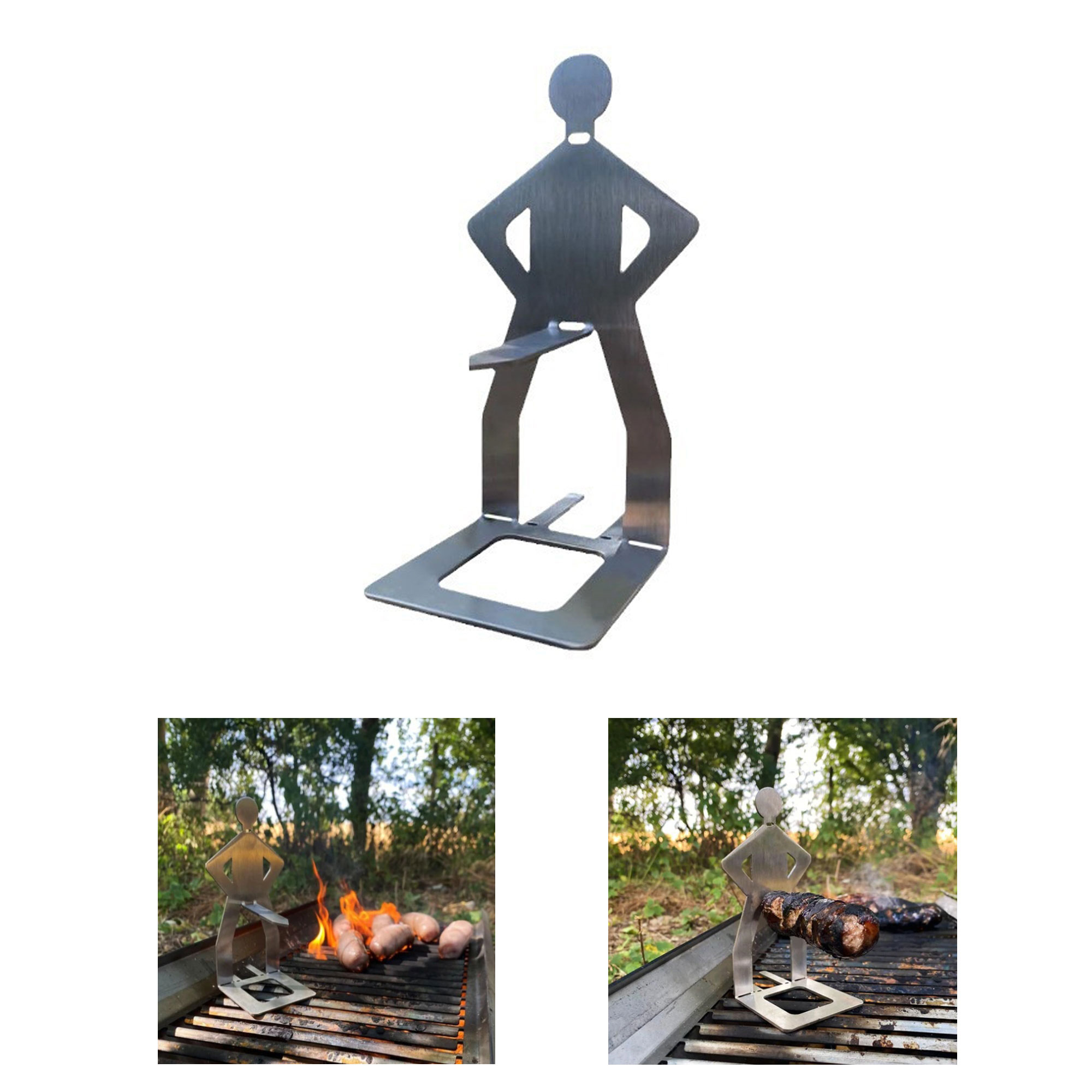 Stainless Steel Bbq Sausage Holder 3