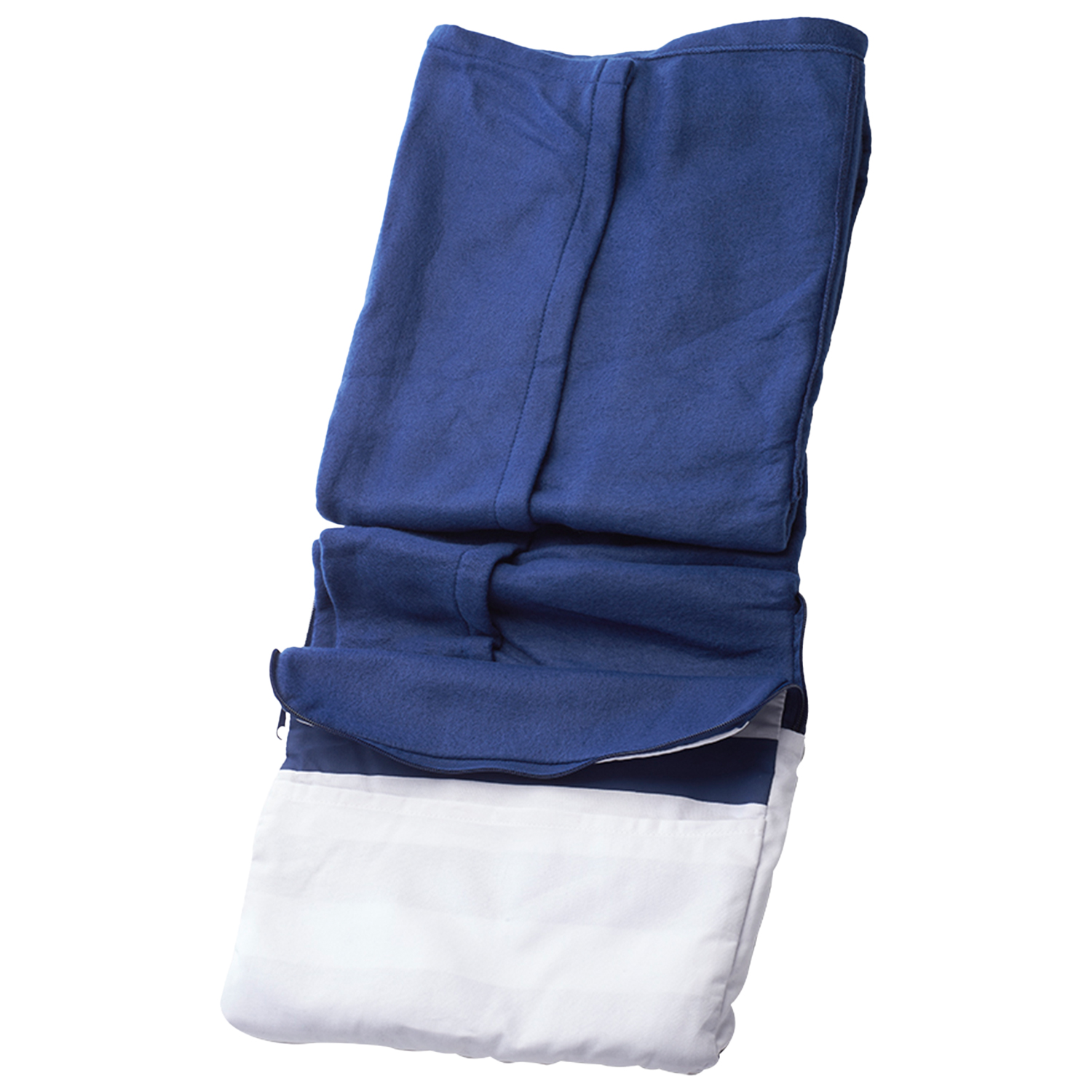 2-in-1 Travel Pillow Blankets w/ Matching Zipper and Pockets 5