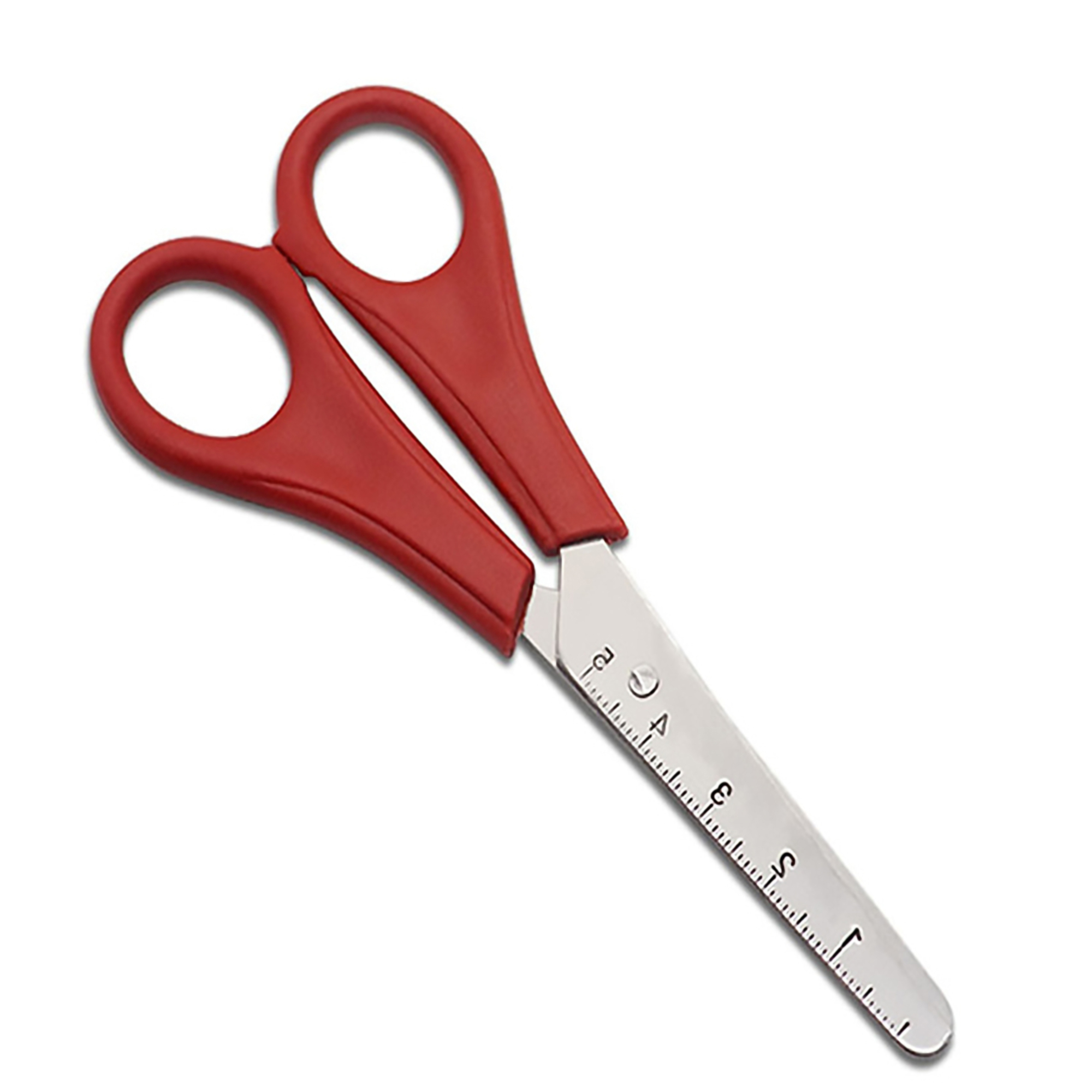 Polypropylene Safety Scissorts w/Ruler 3