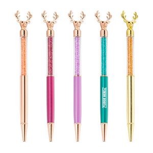 Diamond Dear Head Metal Pen 6