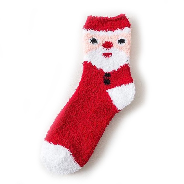 Women Christmas Fluffy Socks 3