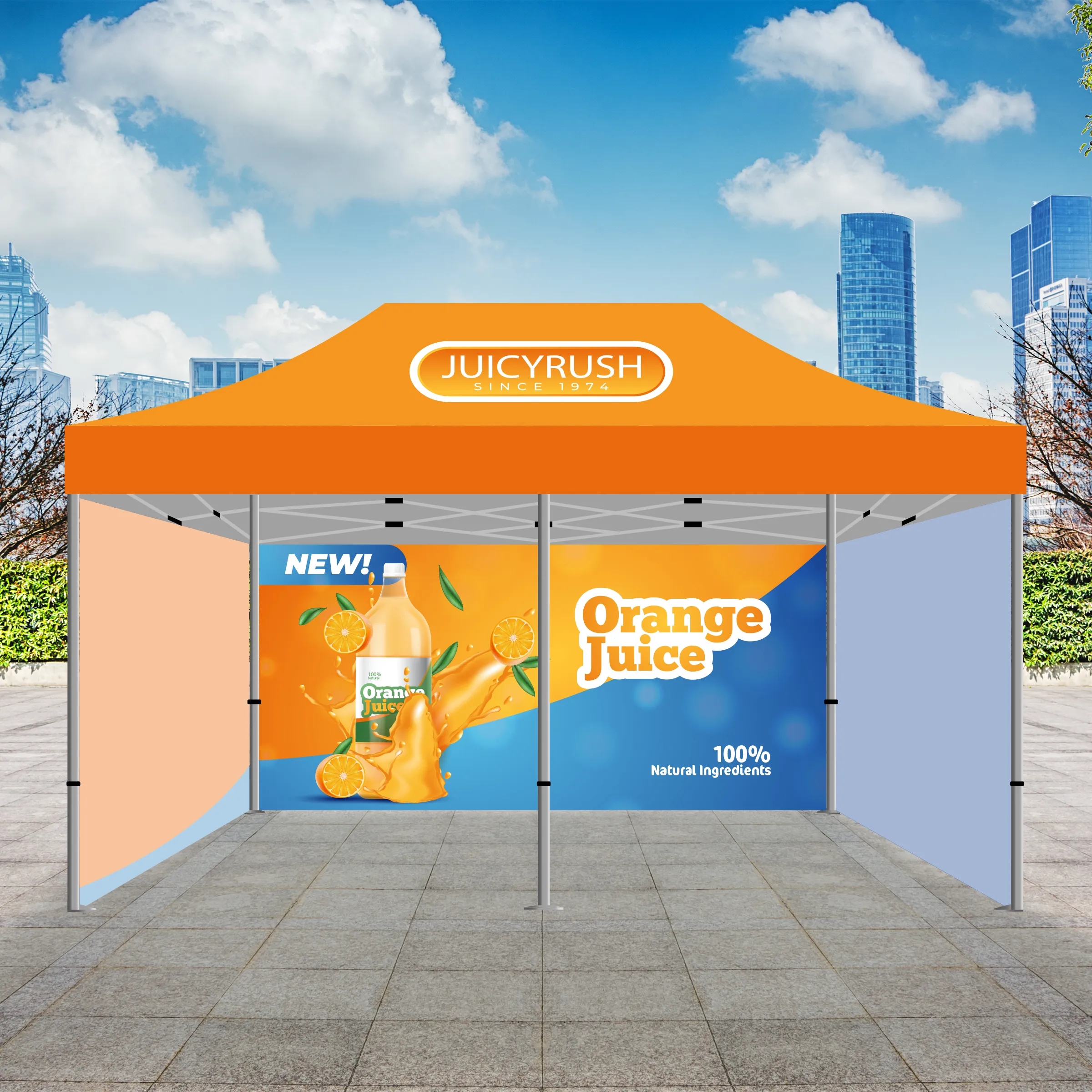 Premium 10x20 Tent w/ Backwall & Full Side Walls 2