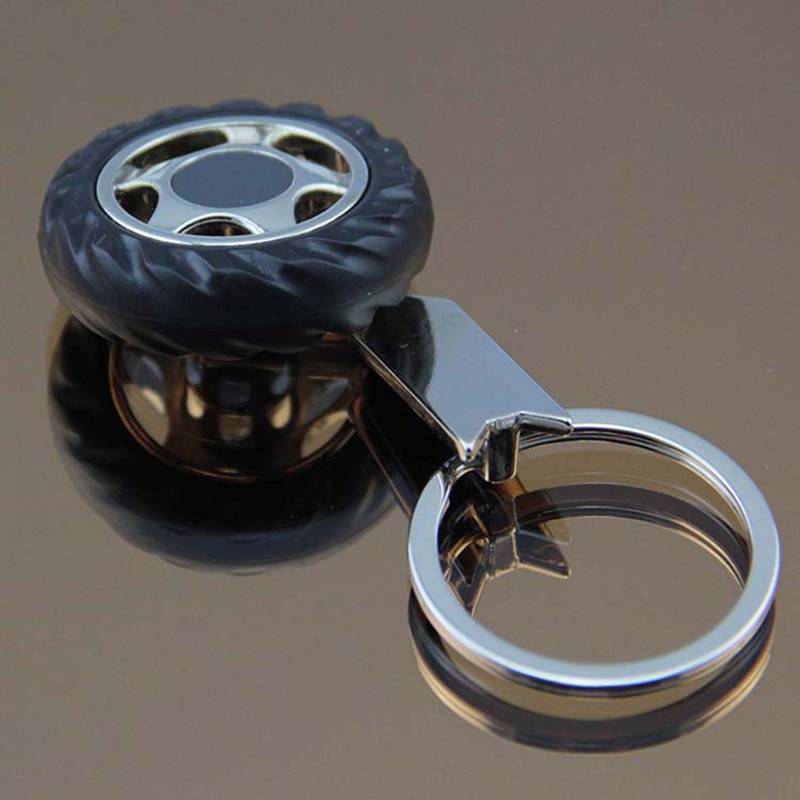 Wheel Shape Metal Key Chain 13