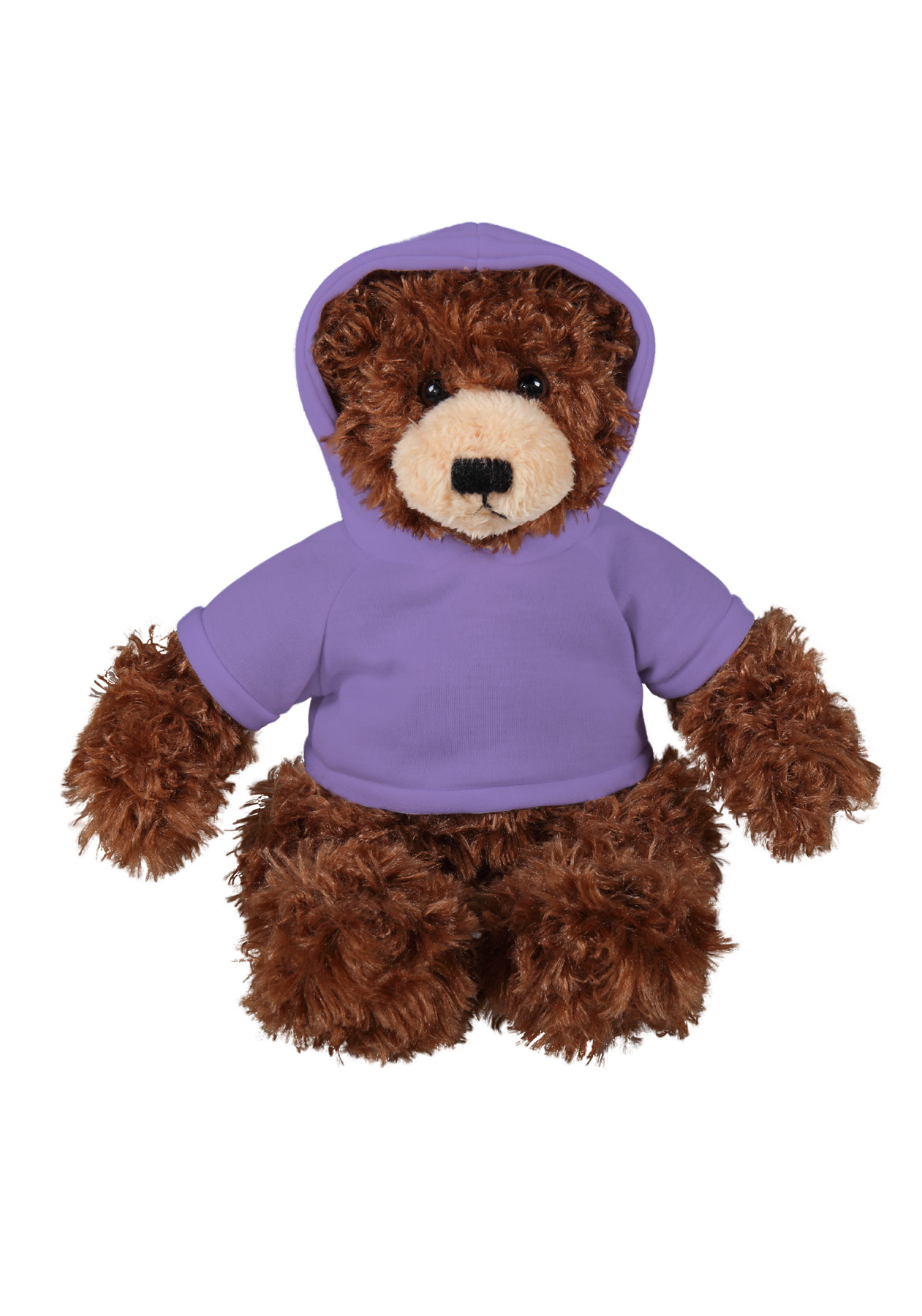 soft plush  Chocolate Brandon Bear with hoodie 3
