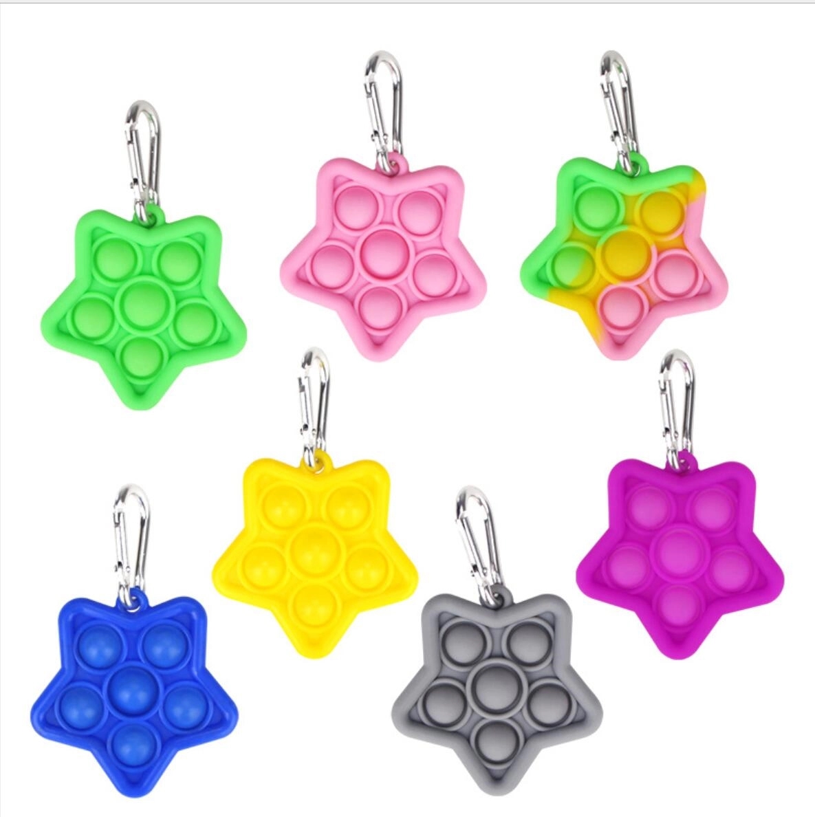 Star Shape Silicone Finger Fidget Spinner 13
