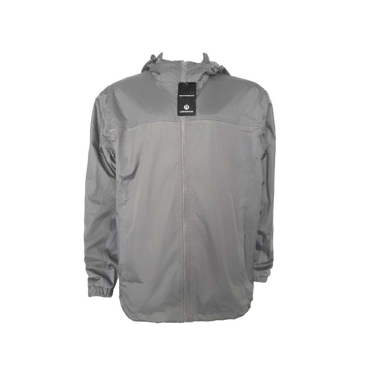 Men's Waterproof Full Zip Raincoats - Size XL Gray 2