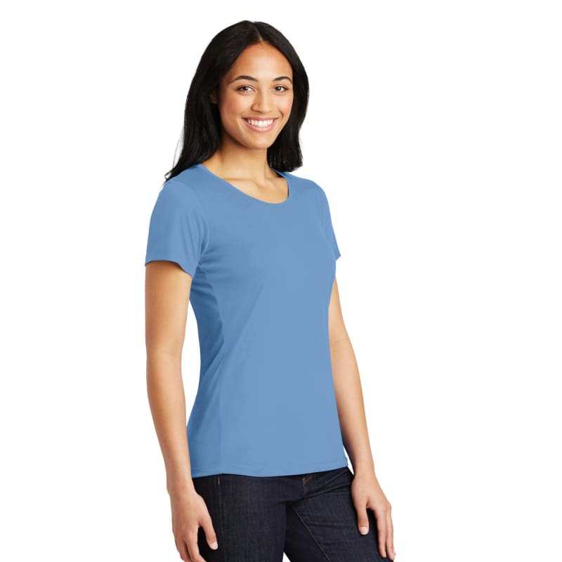Sport-Tek Women's PosiCharge Competitor Cotton Touch Scoop Neck Tee. 19