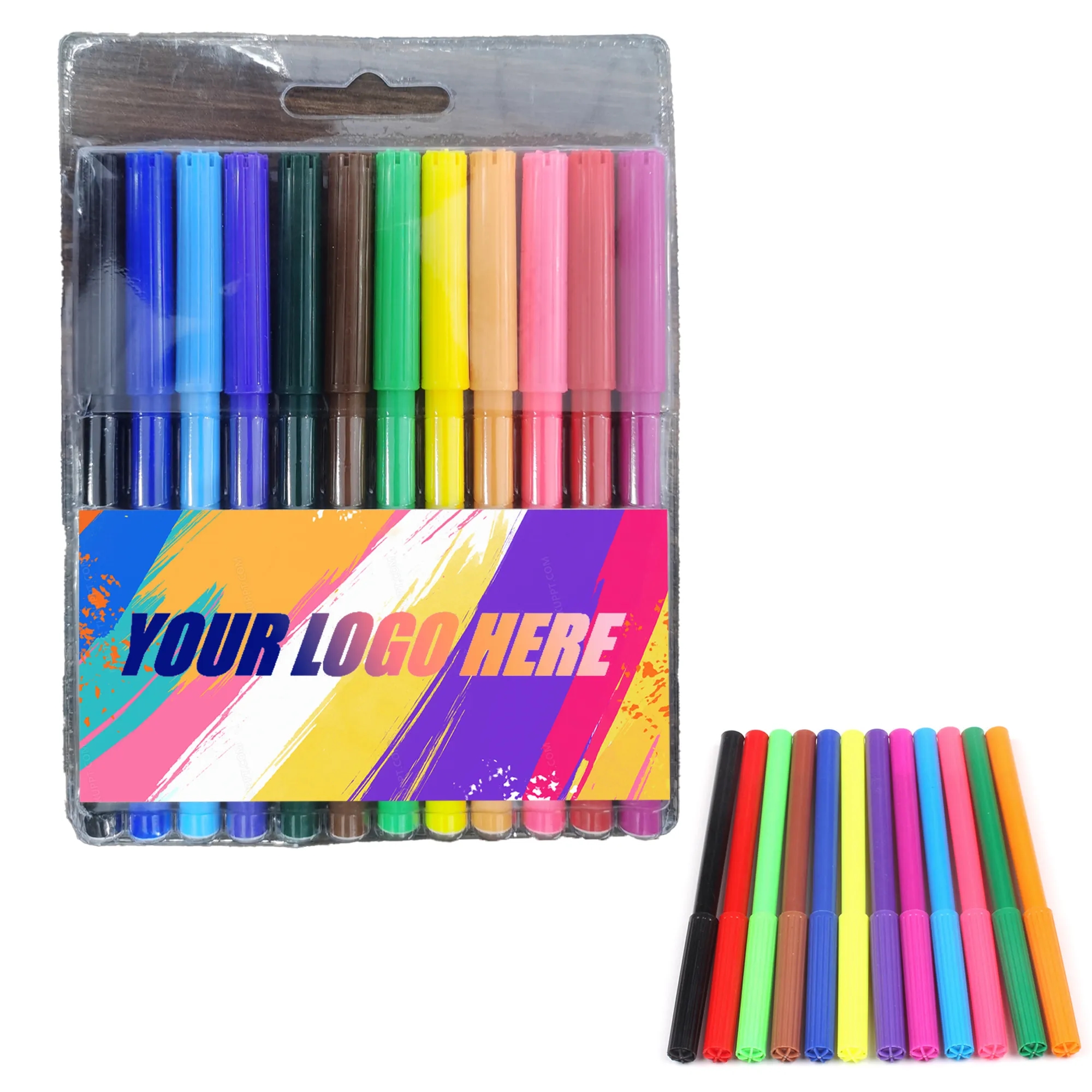 Watercolor Brush Markers 12 Colors 2