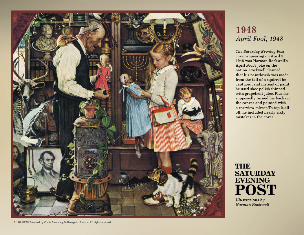Triumph® Calendars The Saturday Evening Post Illustrations by Norman Rockwell Calendar 30