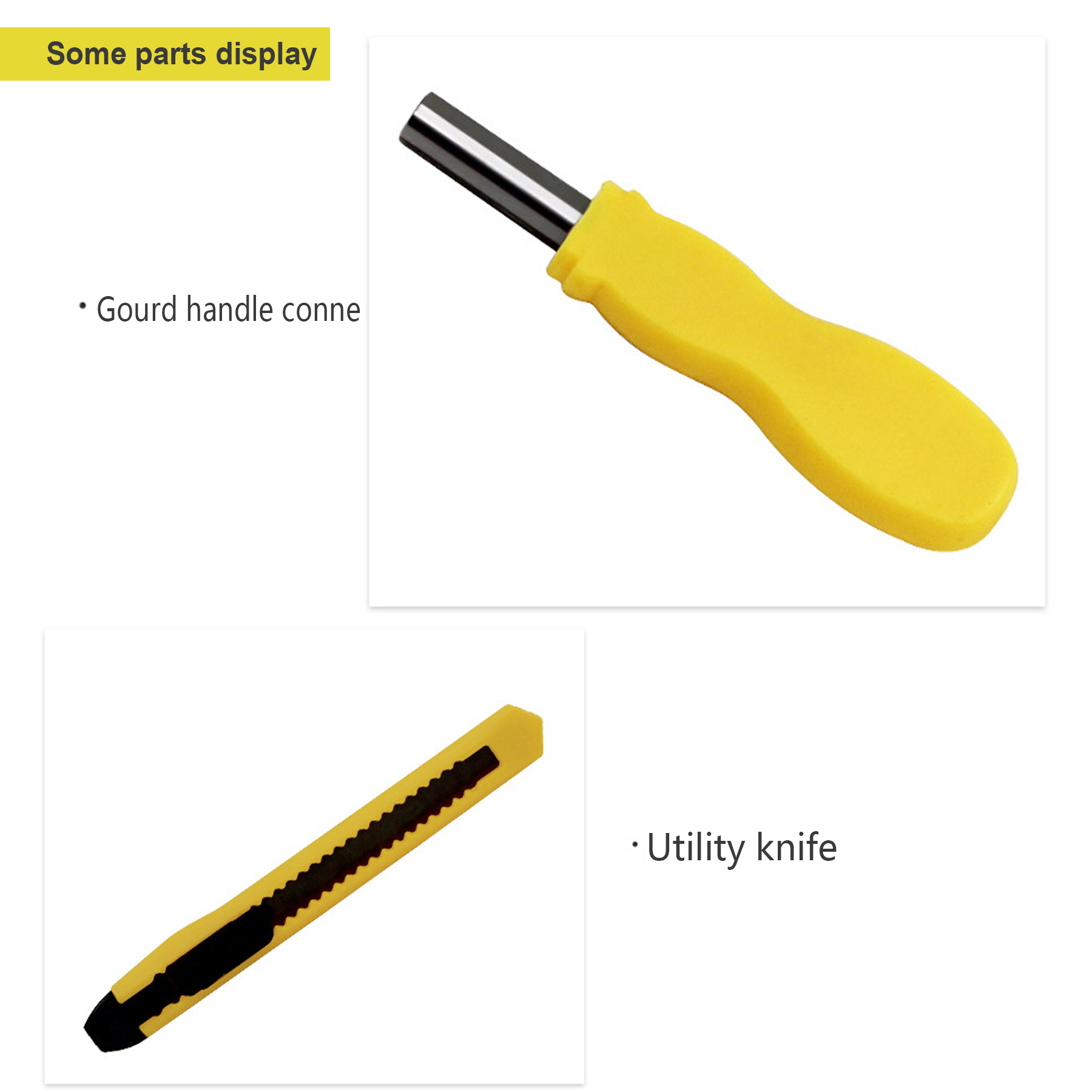 HandyPro 20pc Mini Furniture Tool Set with Precision Screwdriver, Knife, and Pliers 7