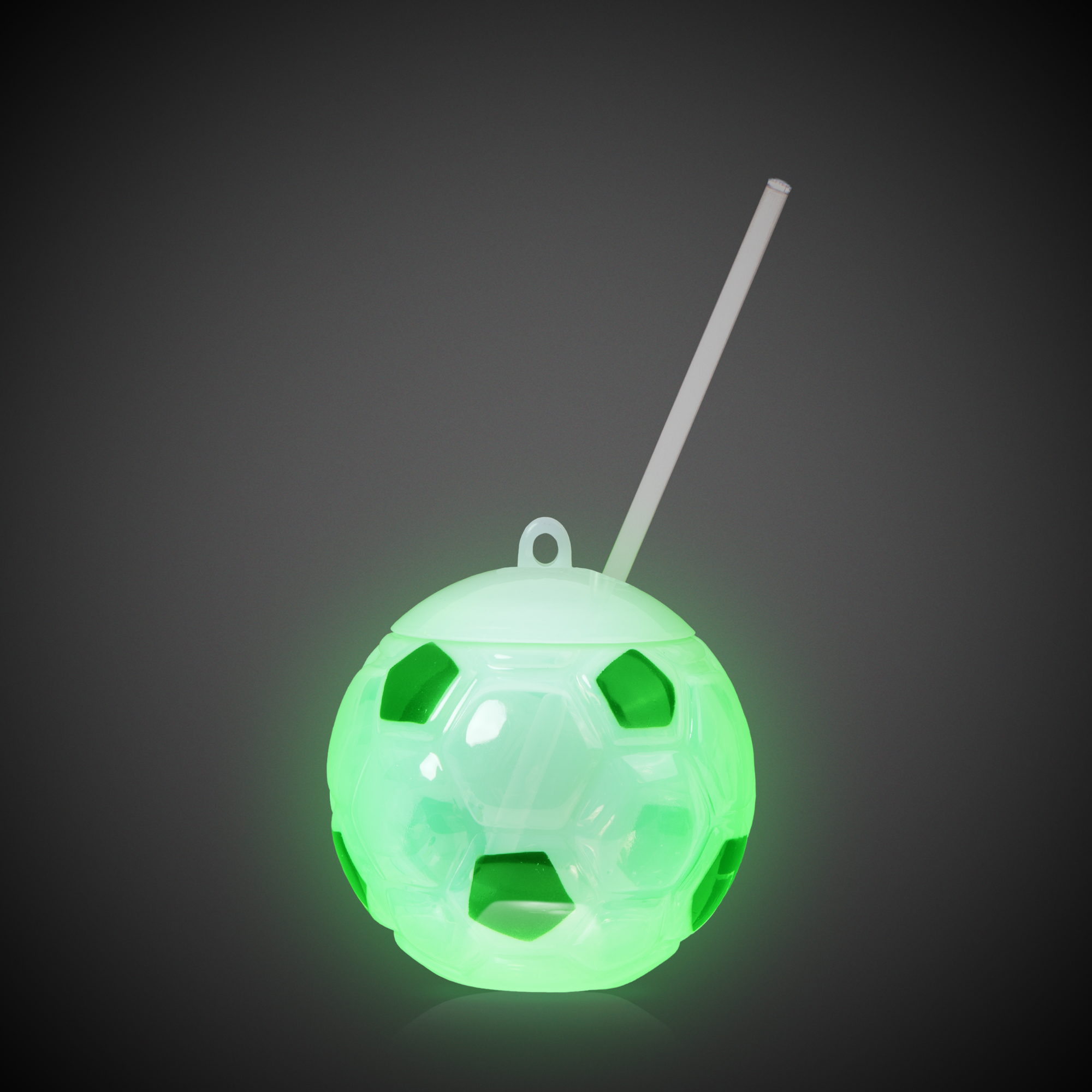 Soccer Ball Light Up Cup with Lid and Straw 4