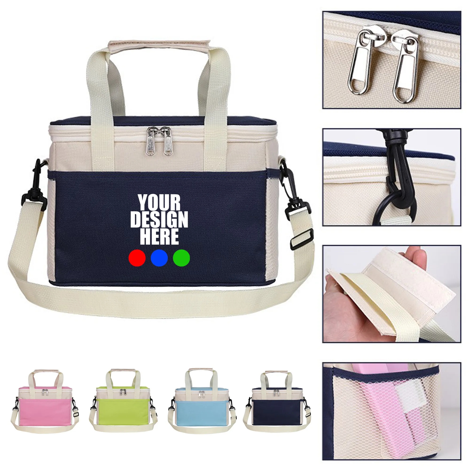 PEVA Portable Lunch Cooler Bag 5