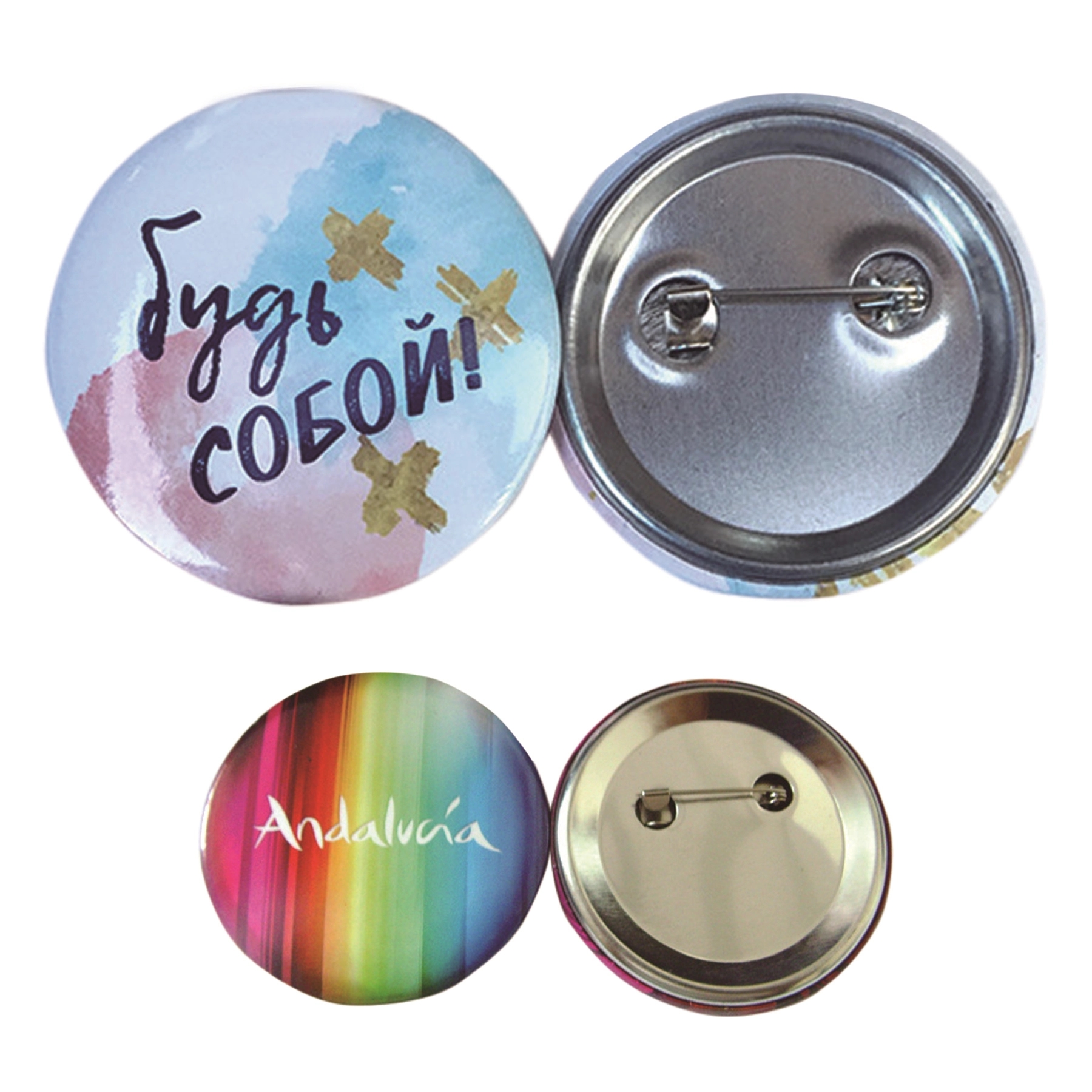 2.3" Custom Round Tinplate Badge 2