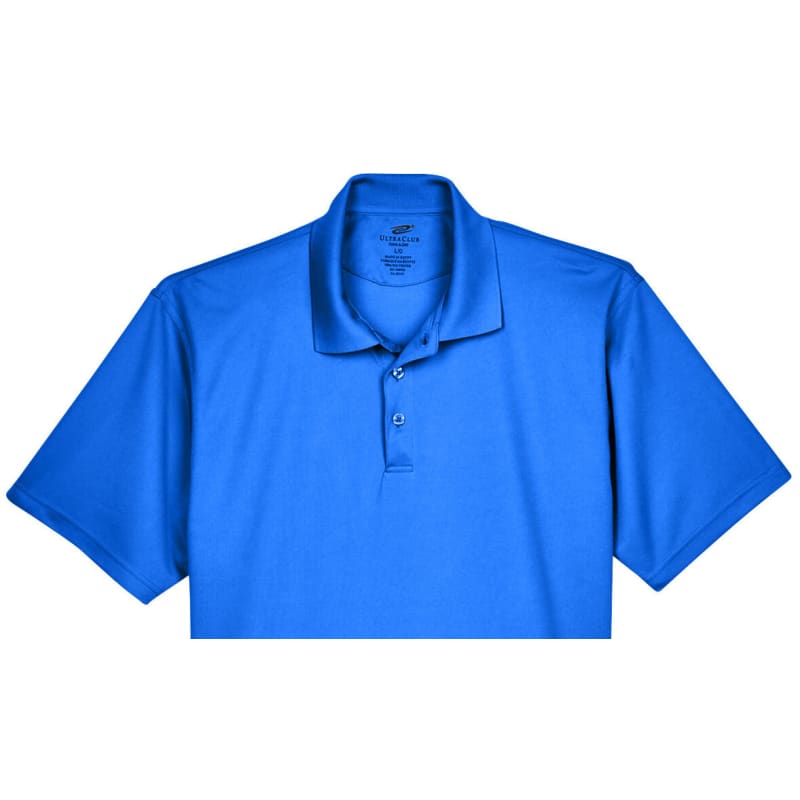 UltraClub Men's Tall Cool & Dry Mesh Piqué Polo 4