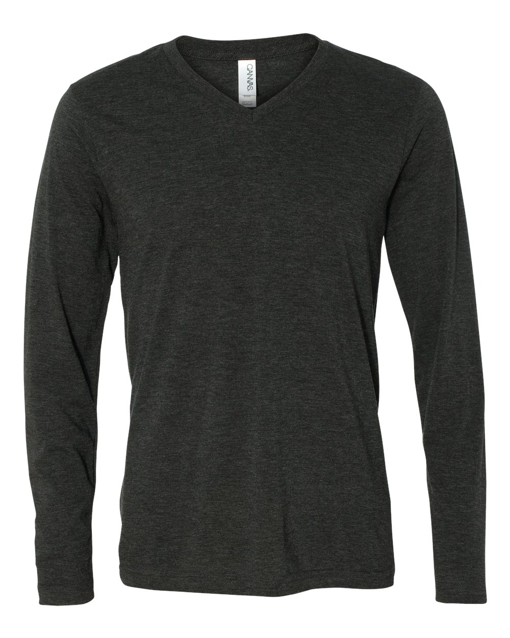 Unisex Long Sleeve V-Neck Tee - 3425 2