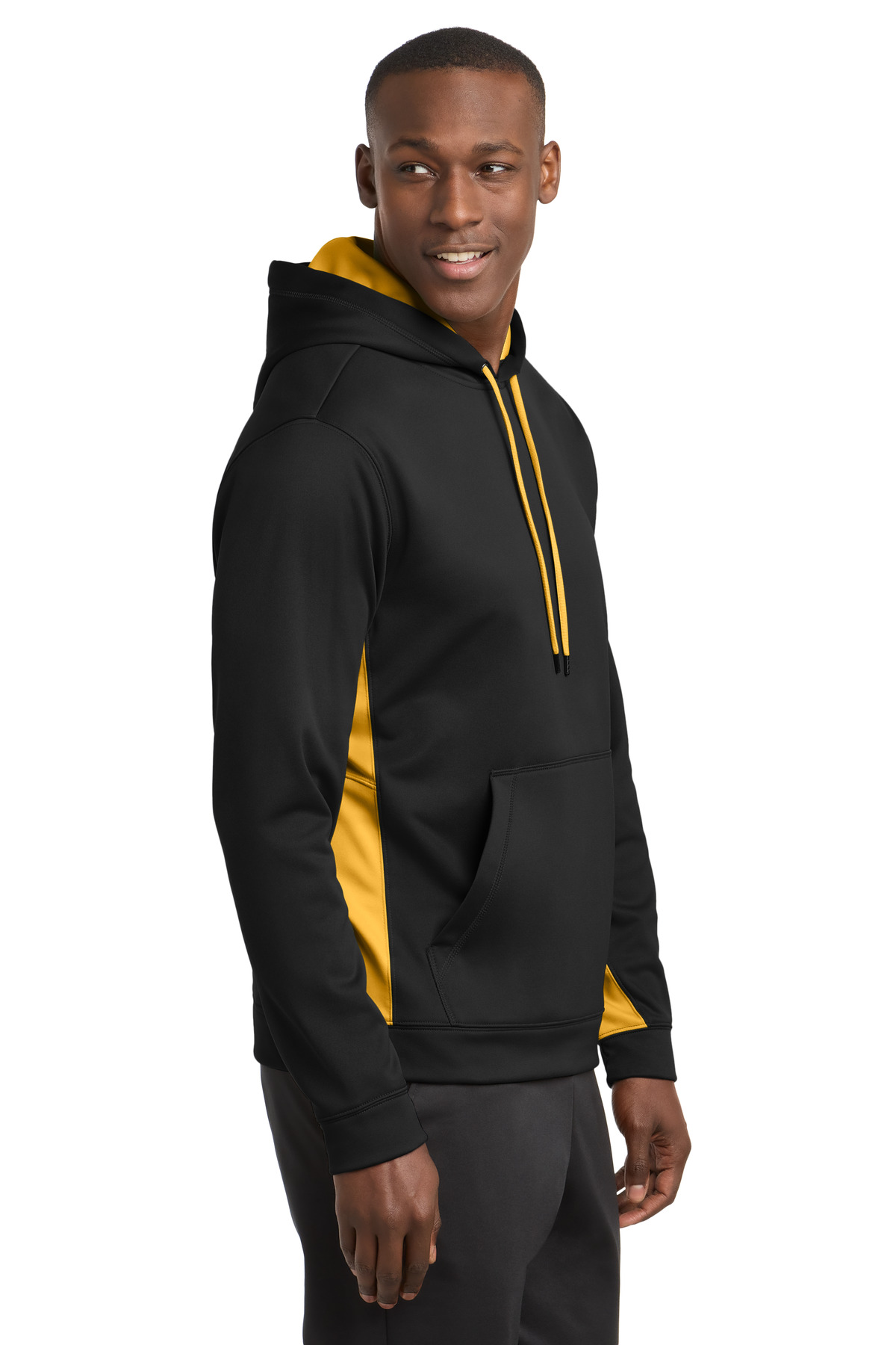 Sport-Tek Sport-Wick Fleece Colorblock Hooded Pullover. ST235 41