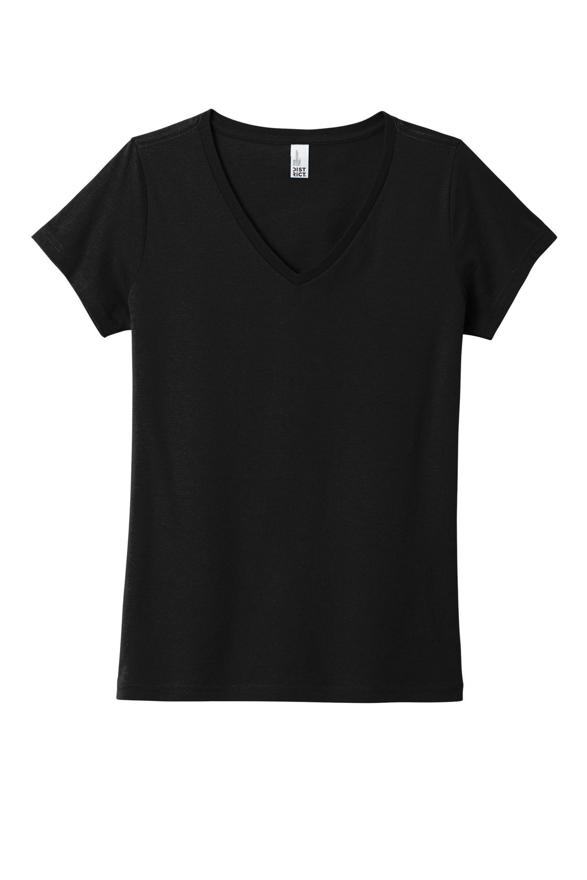 District Women's The Concert Tee V-Neck DT5002 3
