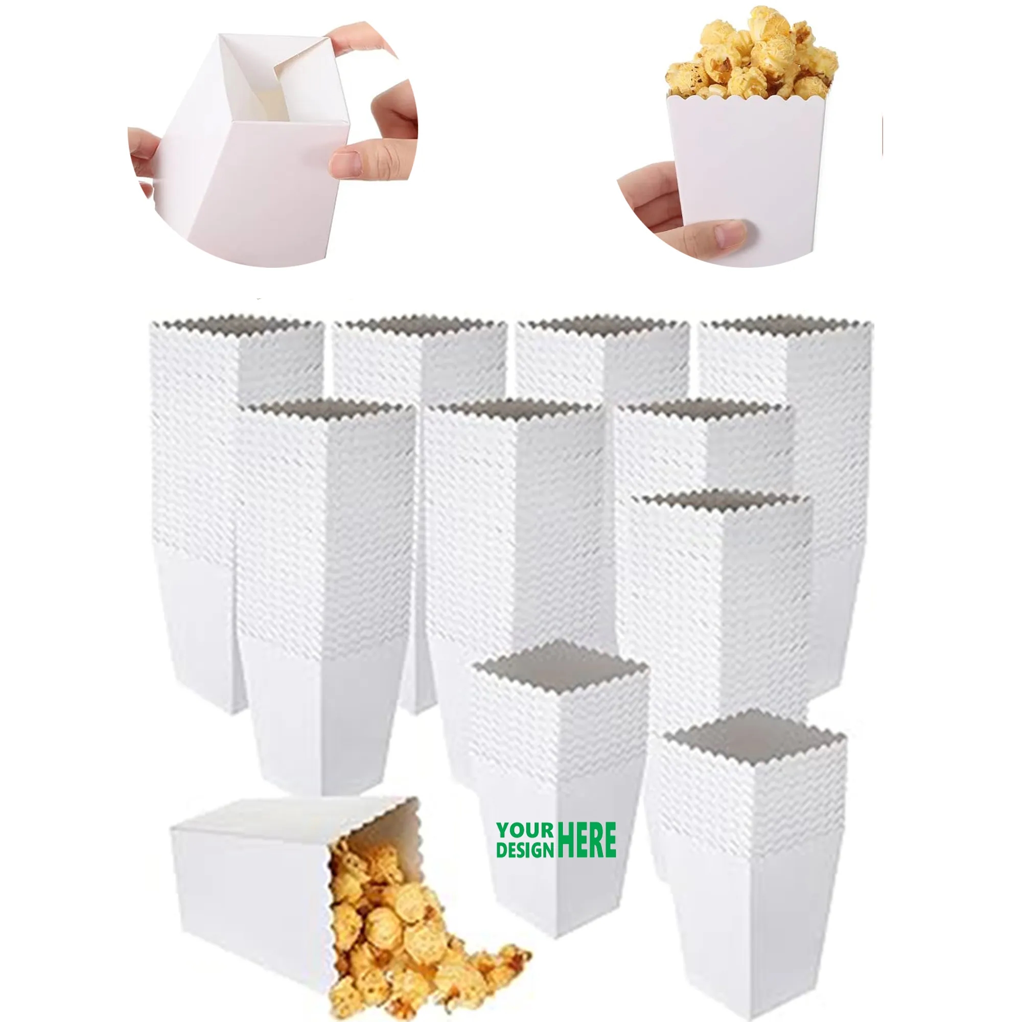 Customizable Food Grade Popcorn Carton 2