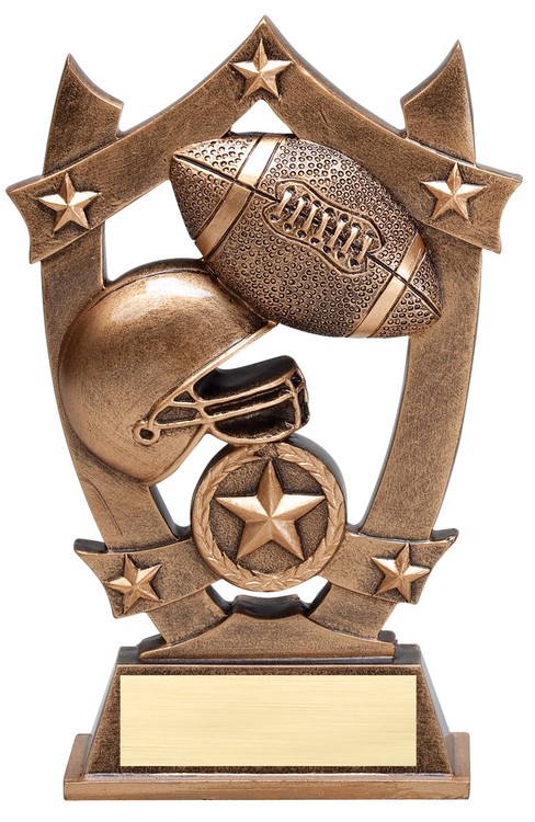 6-1/2" Tall Football Sport Stars Resin